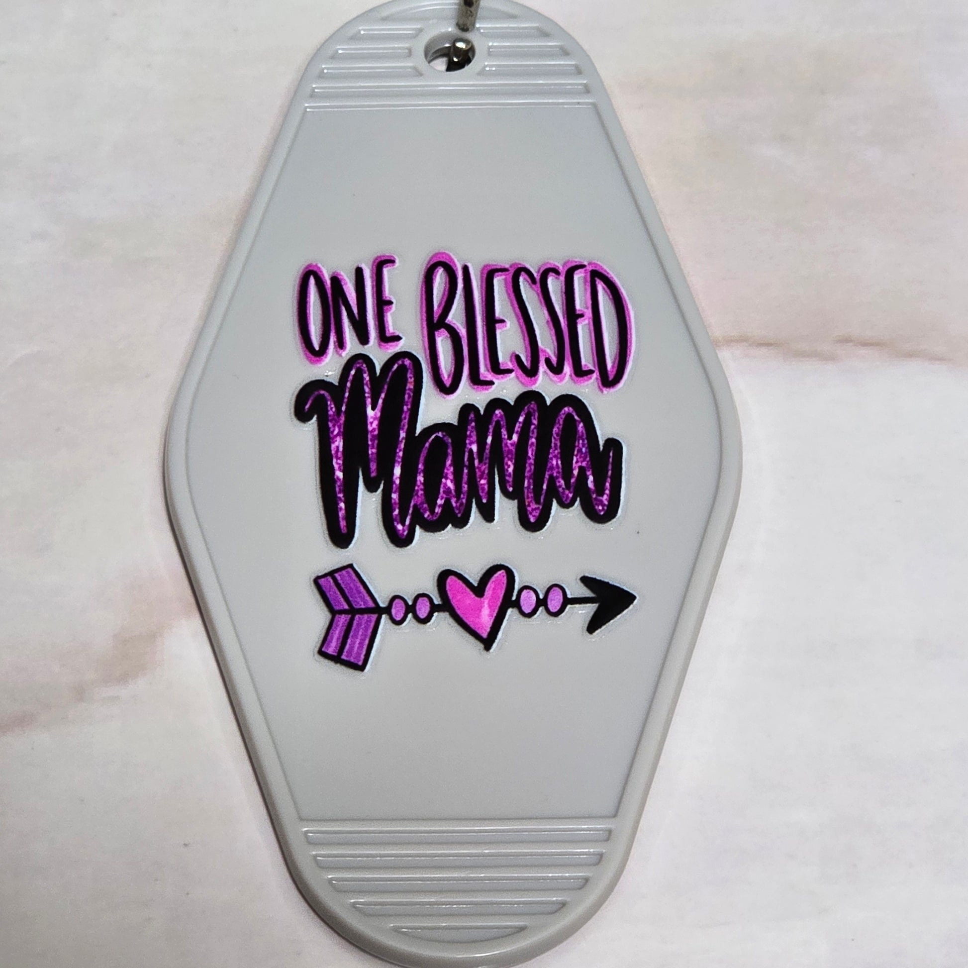 Mother's Day Motel tag keychains