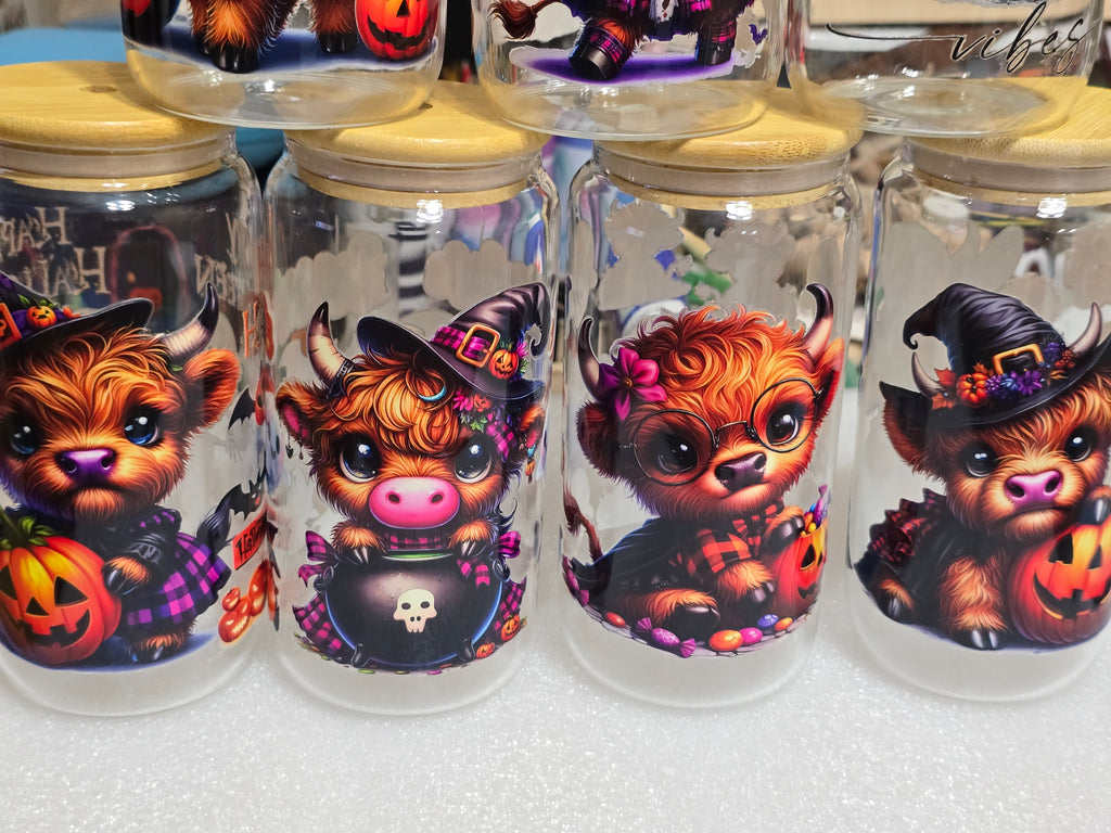 Halloween 16 oz. Glass cups
