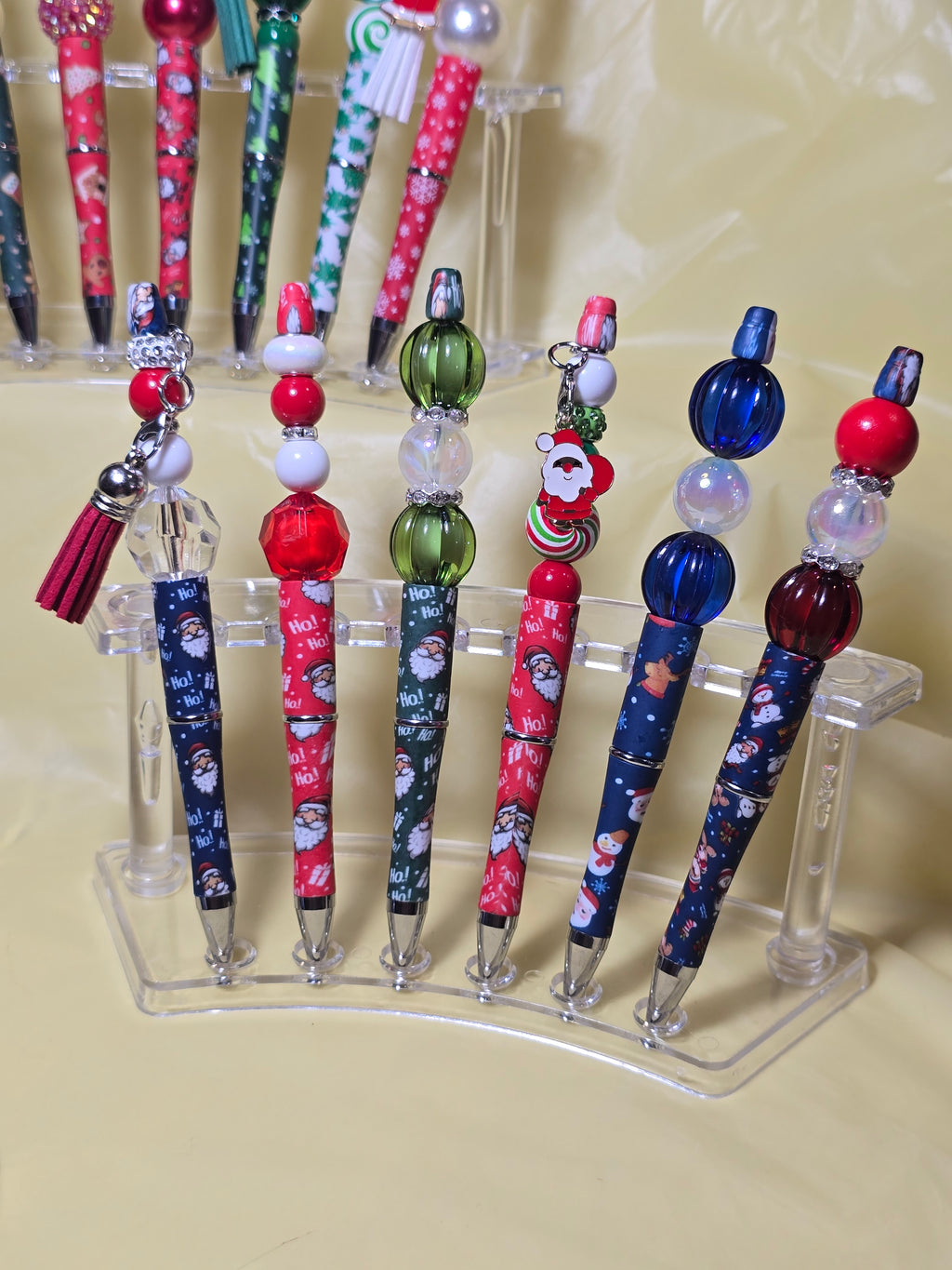 Christmas themed pens