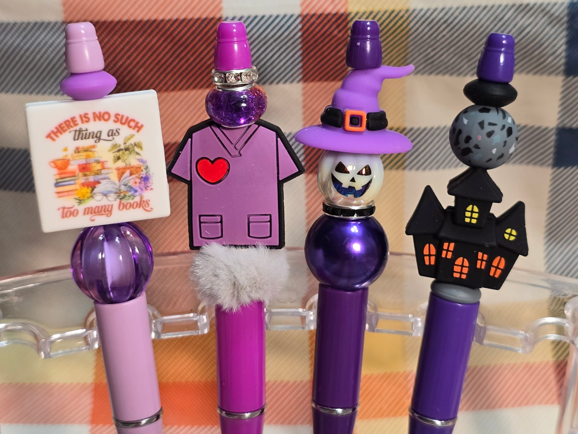 Halloween beaded pens
