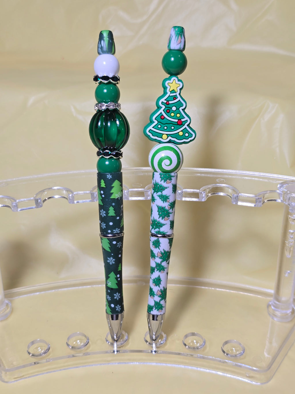 Christmas themed pens