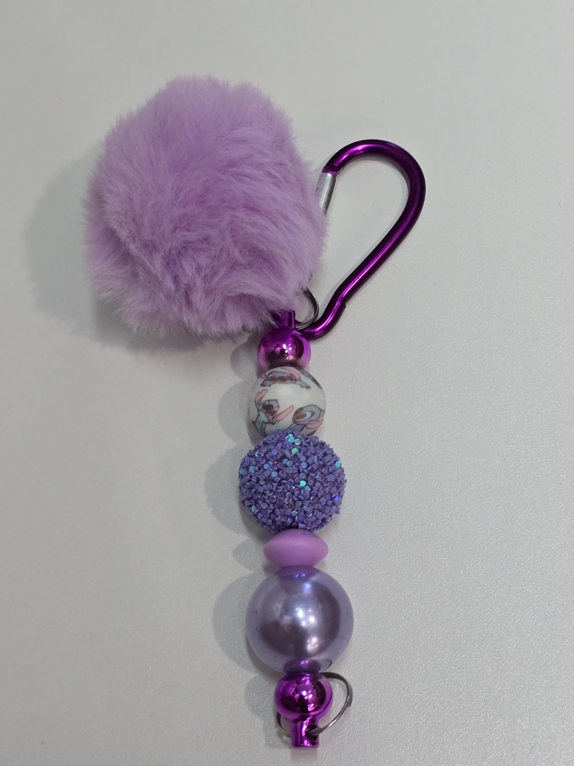 Bubblegum beaded keychains