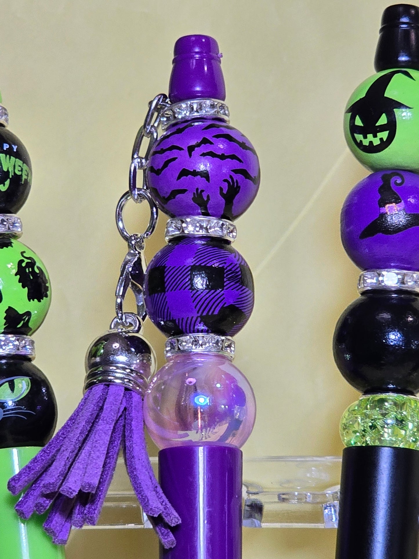 Halloween bubblegum beaded pens